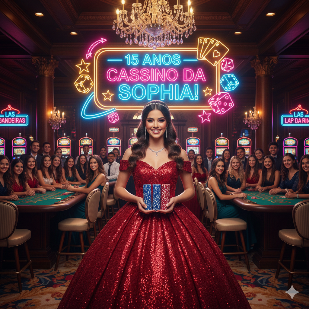 TEMA LAS VEGAS FESTA DE 15 ANOS