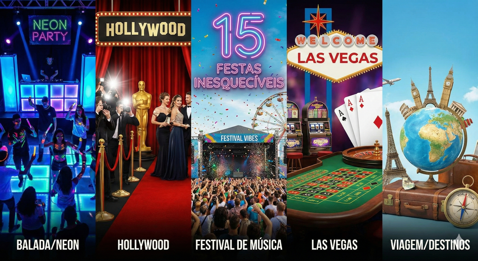 Temas para festa de 15 anos